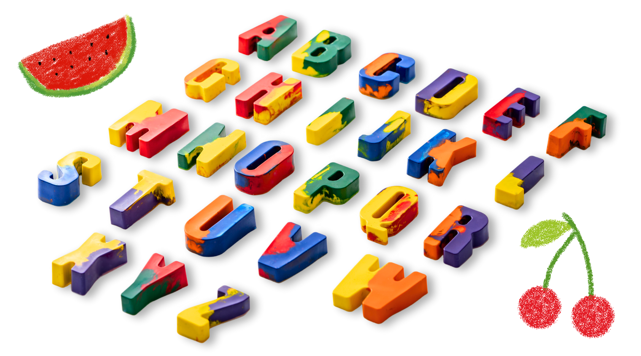 Letter Crayons